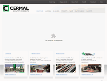 Tablet Screenshot of cermal.it